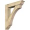 Ekena Millwork Legacy Traditional Rough Sawn Bracket w/ Offset Brace, Douglas Fir, 8"W x 38"D x 44"H BKT0806X38X44LEC01RDF - alternate 1